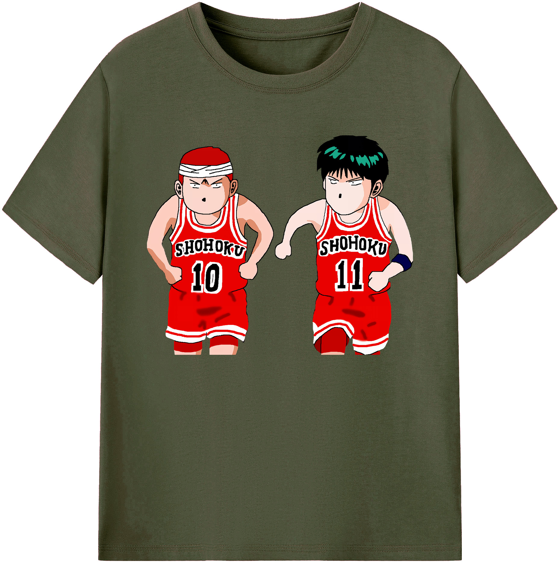 （画像用） SLAM DUNK／スラムダンク 綿100％ メンズ半袖Tシャツ｜肌触りやわらか＆通気性